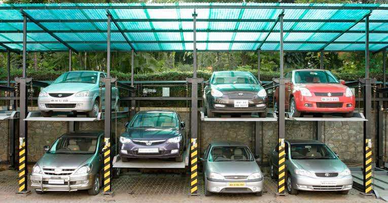 A user booking a parking slot in Hyderabad using YesCarParking app.