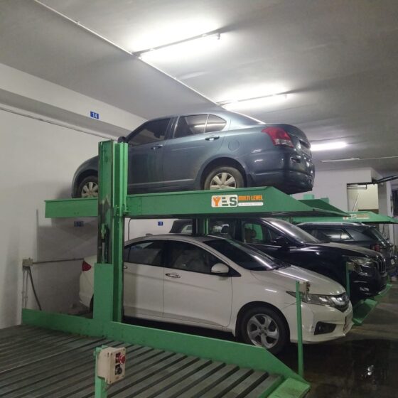 Completed project of automated puzzle parking services